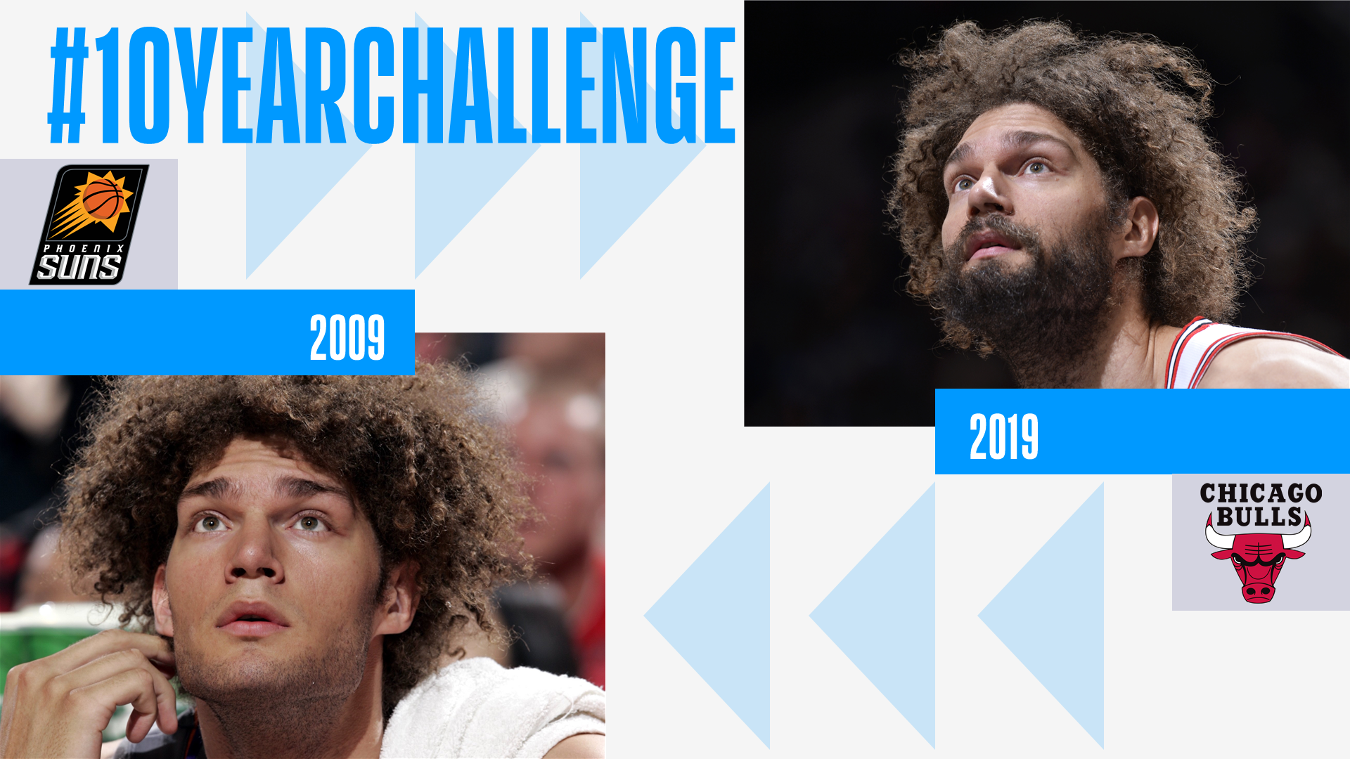 robin lopez,cameron payne robin lopez then and now